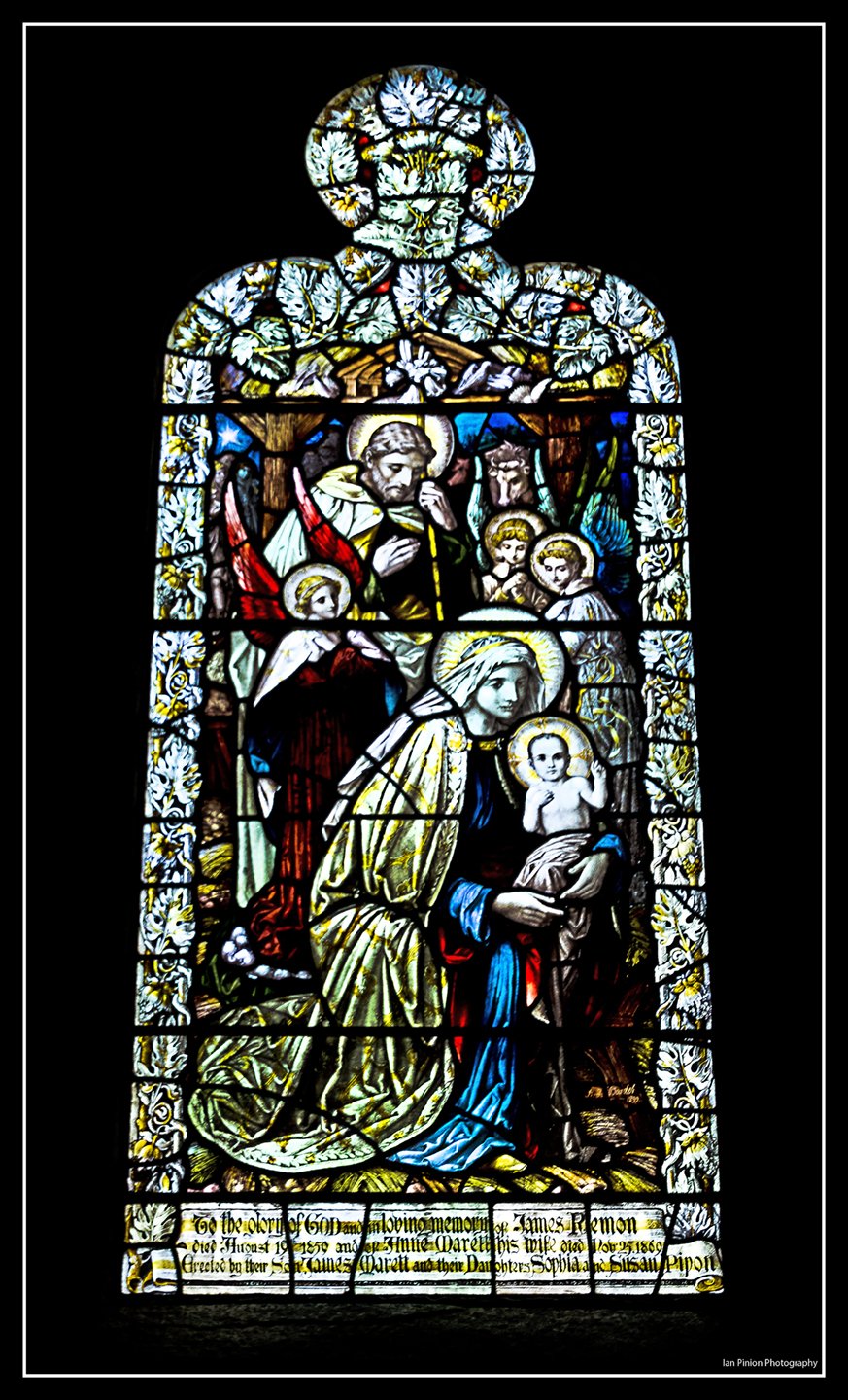 Stained glass st brelades church jersey 1
