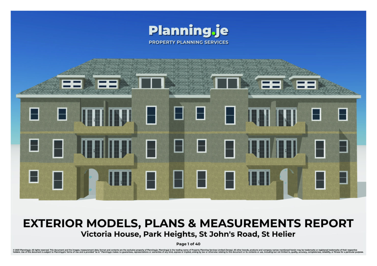 2D floor plan of offices