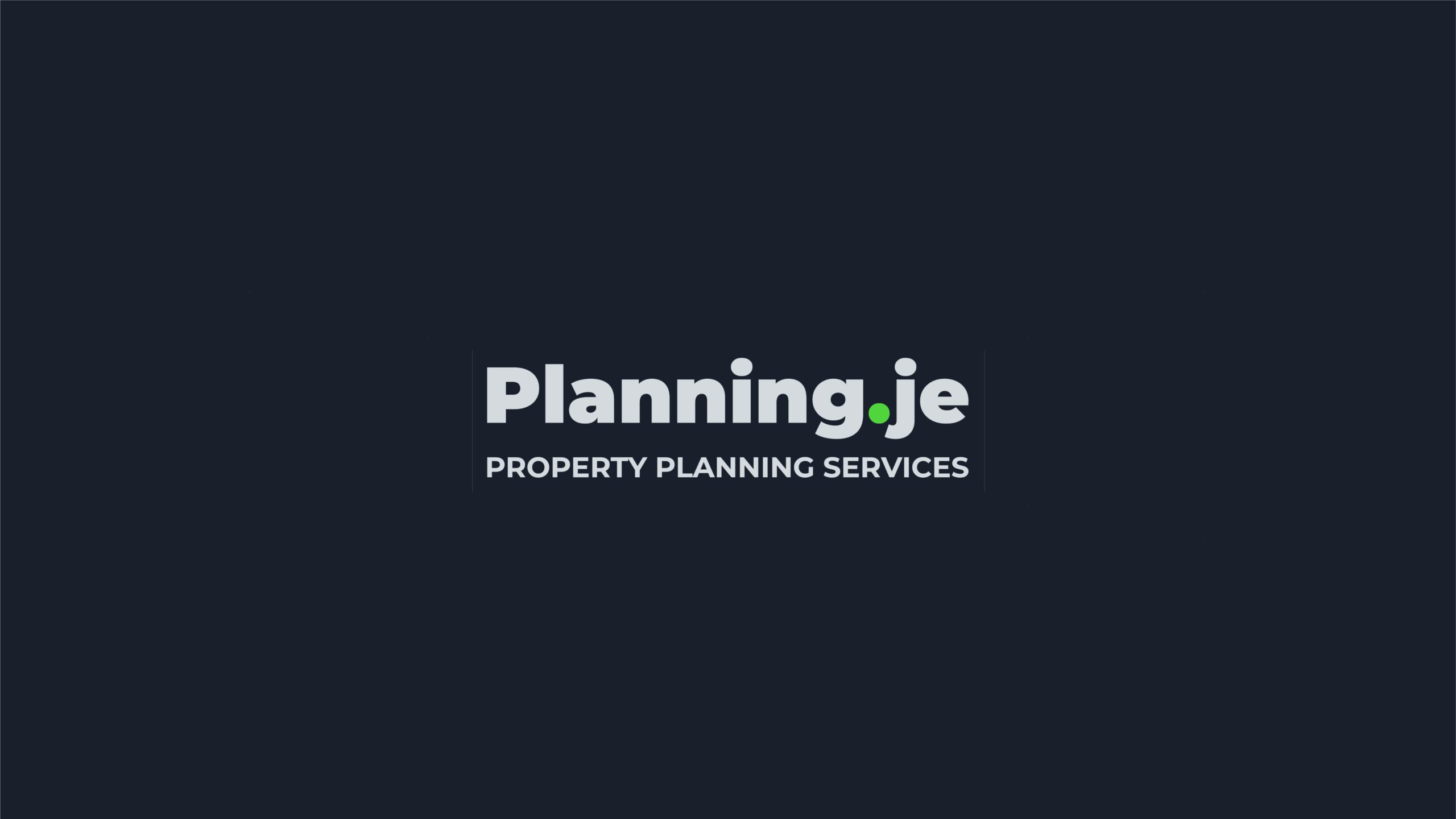 Planning.je Introduction Presentation Logo Cover